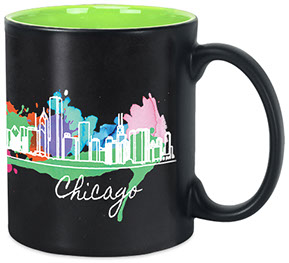 11 Oz. Classic Black Matte Coffee Mug 4