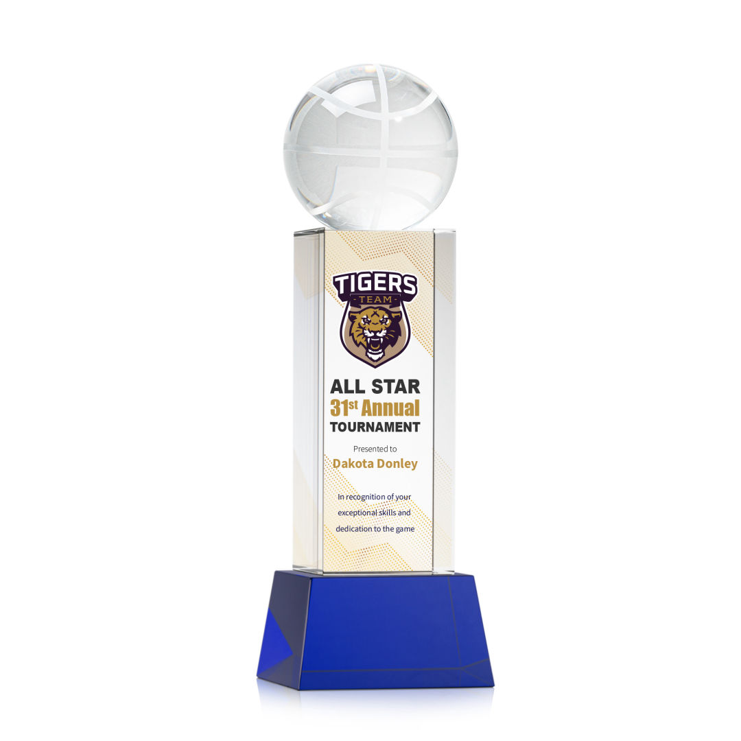 Basketball VividPrint™ Award on Belcroft - Blue 6