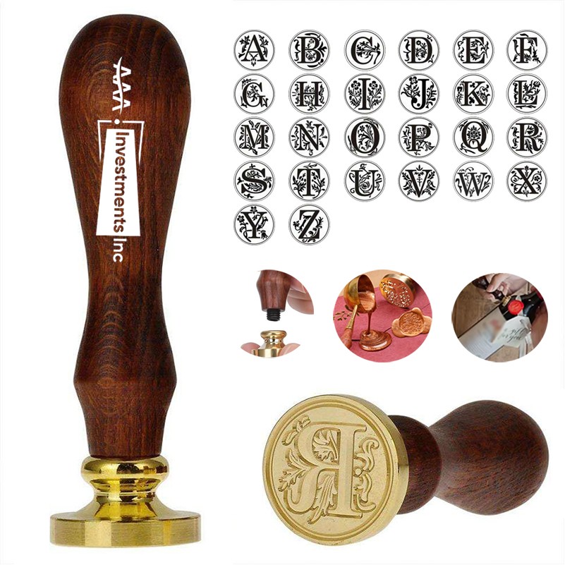 Wood Vintage Wax Sealing Stamper 1