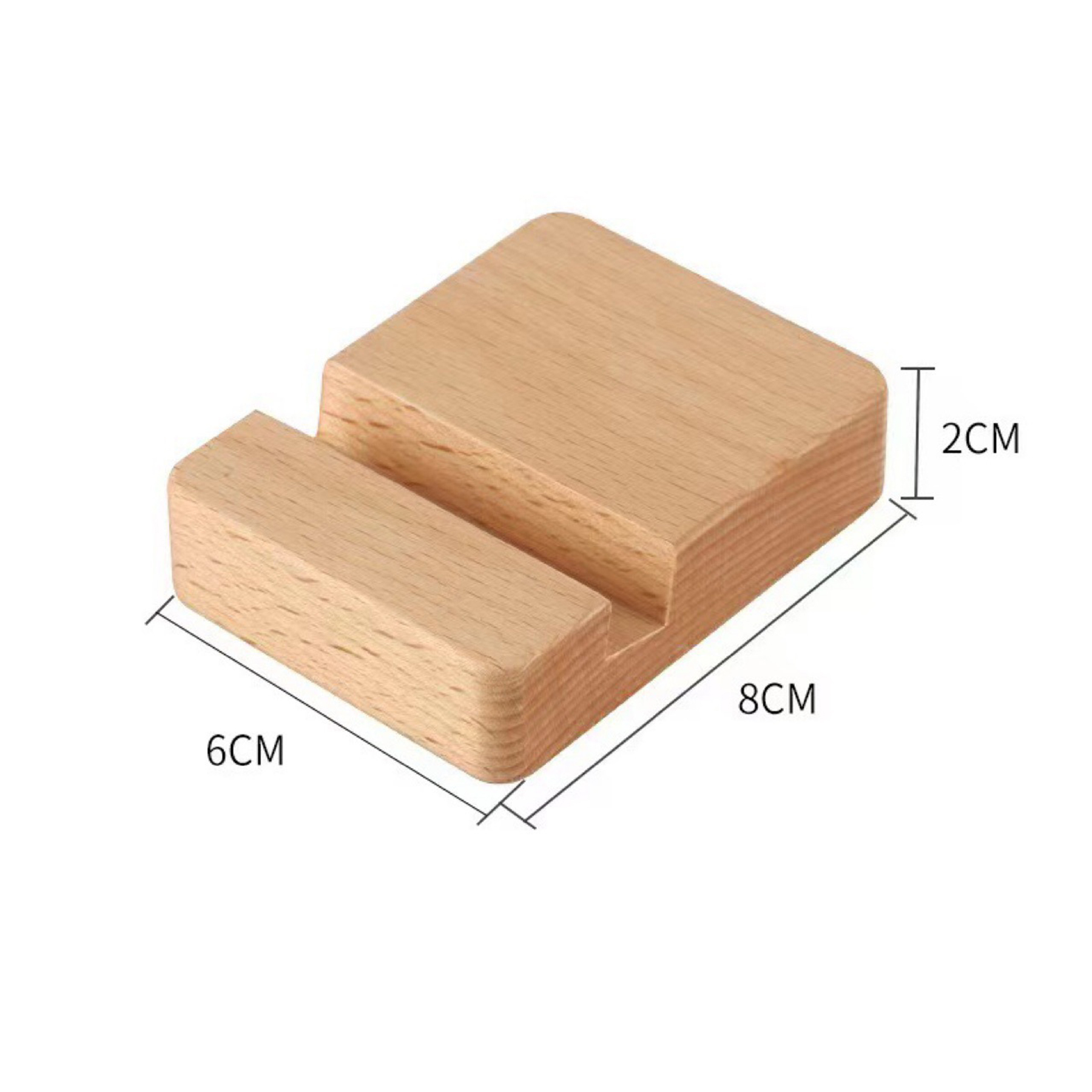 Bamboo Cellphone Stand Holder 2