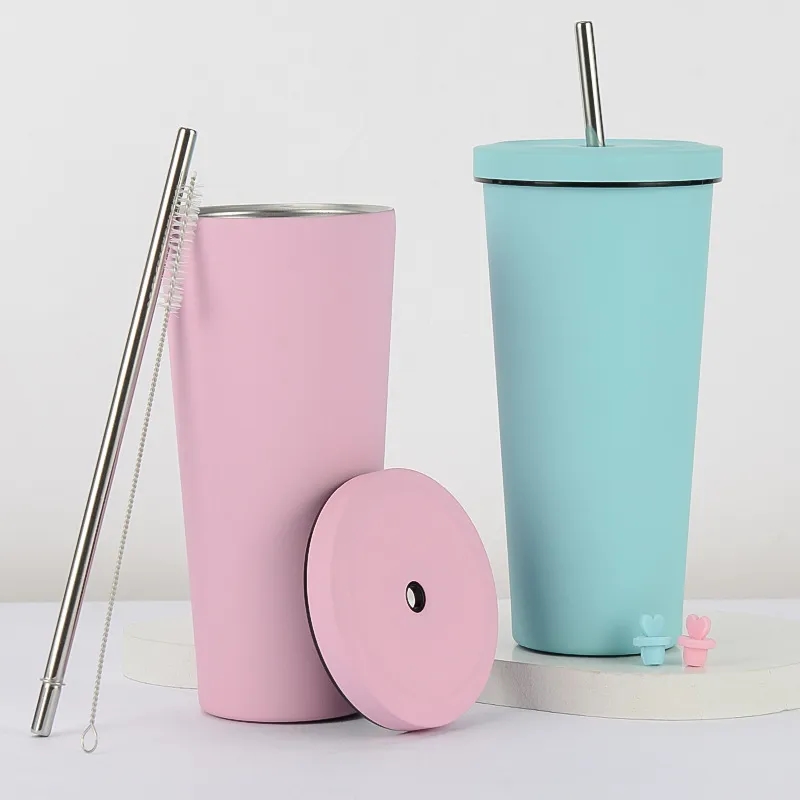 25 oz Stainless Steel Straw Cup 6