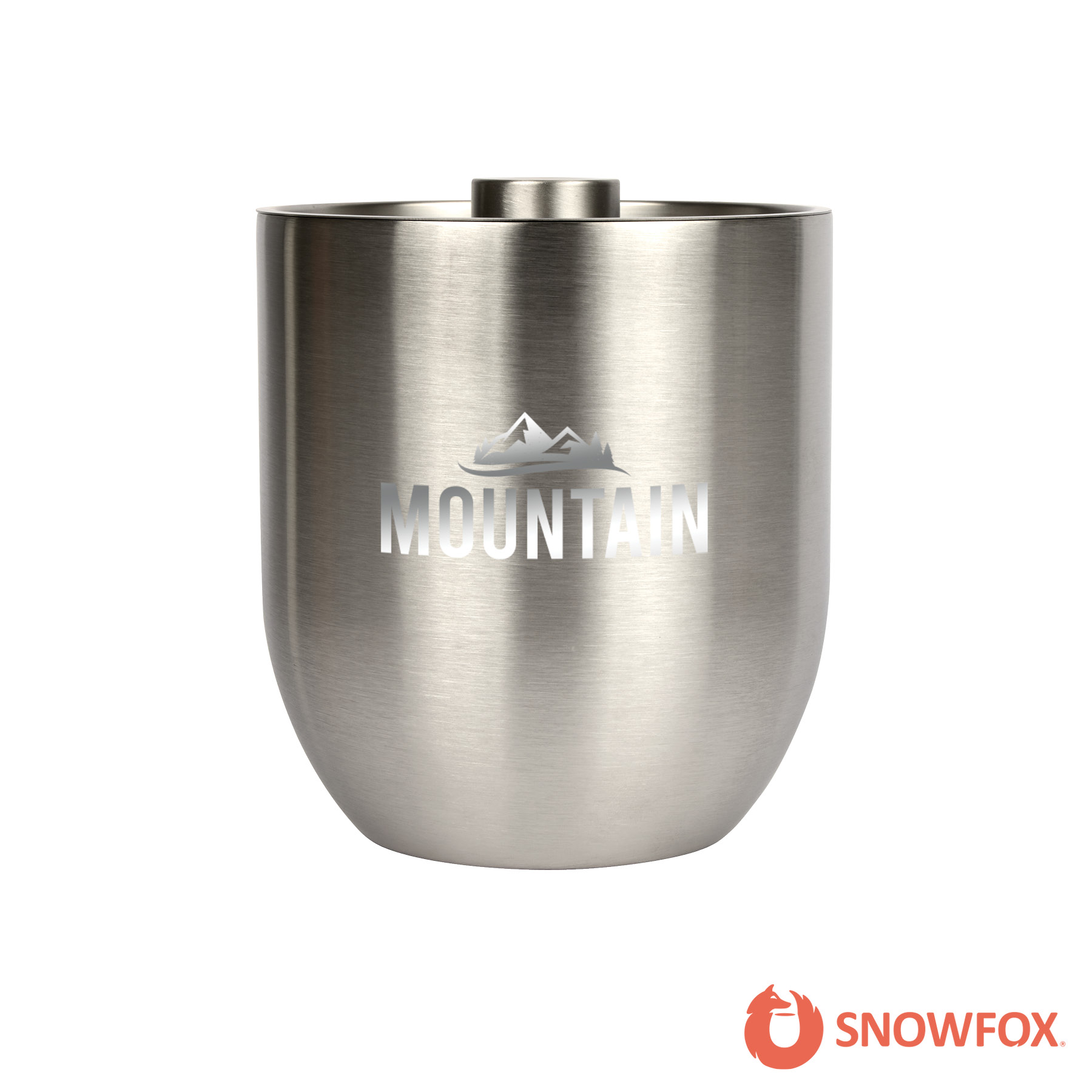 Snowfox® 3L Double Wall Stainless Steel, Vacuum Insulated Ice Bucket 34