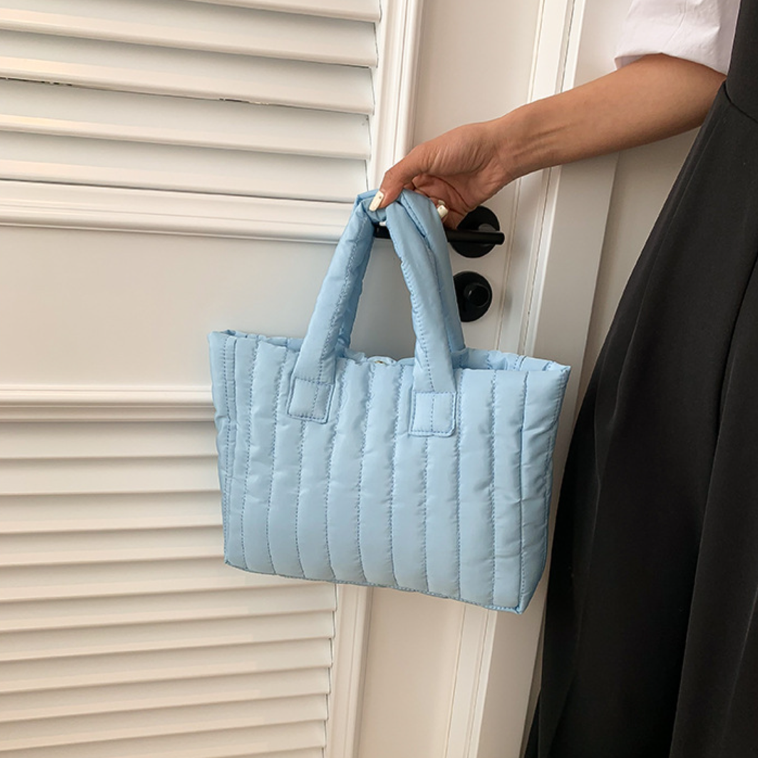 Puffer Purses Lightweight effortlessly outfit Women Tote Bag 16
