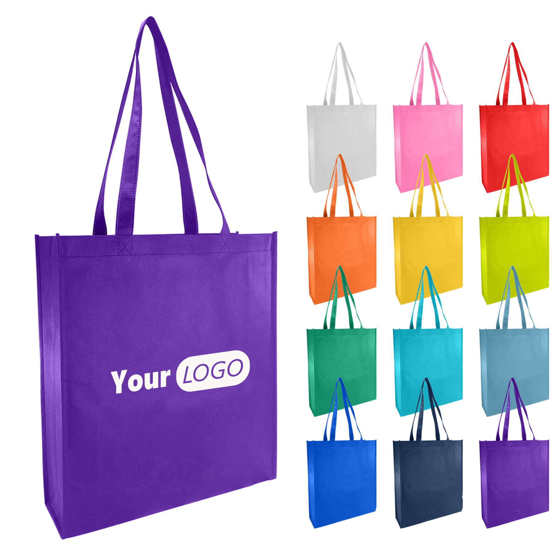 Solid Color Non-Woven Tote Bag 5