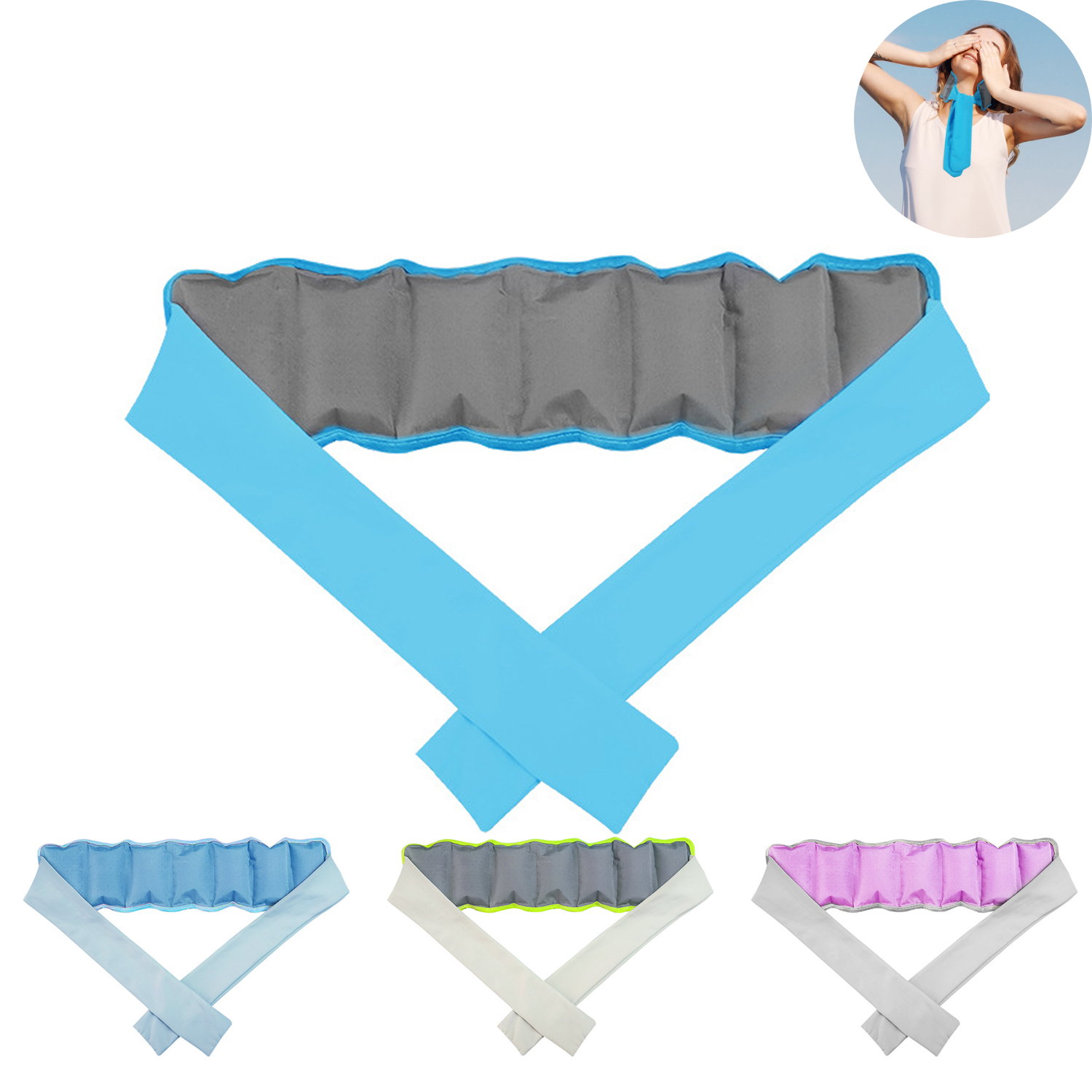 Sport Reusable Neck Cooling Ice Towel 5