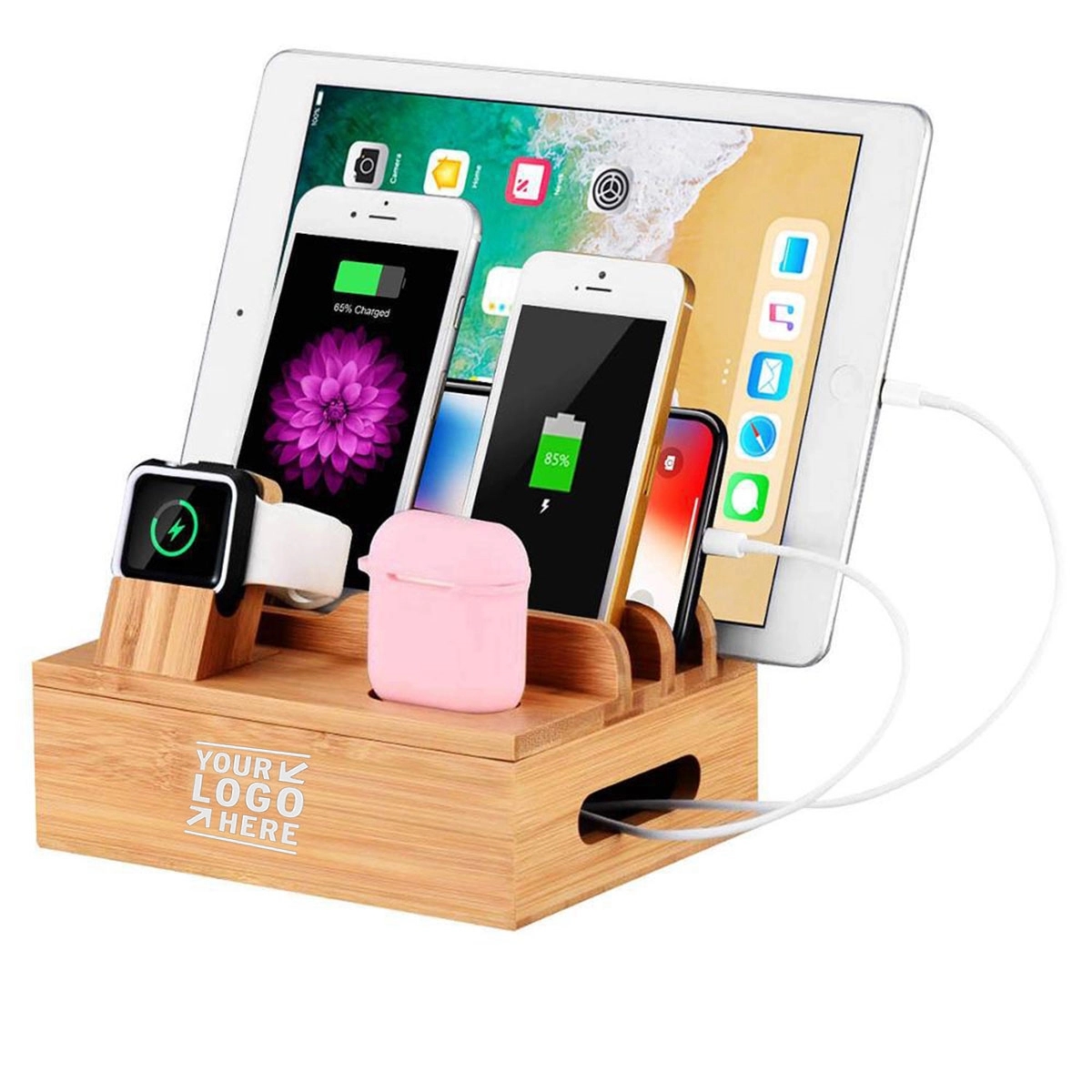 Bamboo Charging Station 5