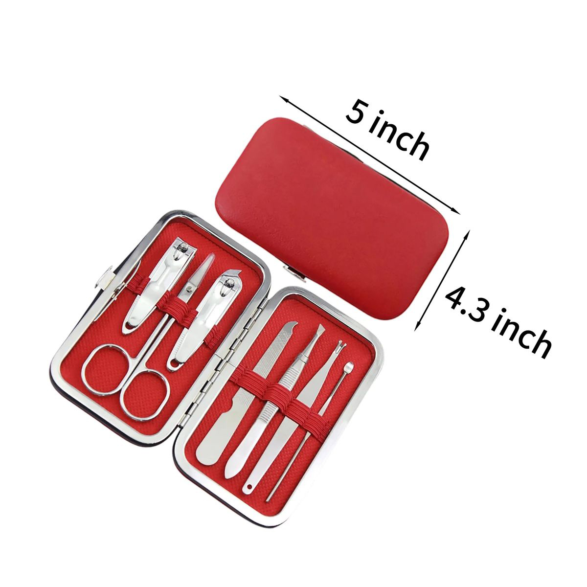 Seven Piece Stainless Steel Nail Kit 1