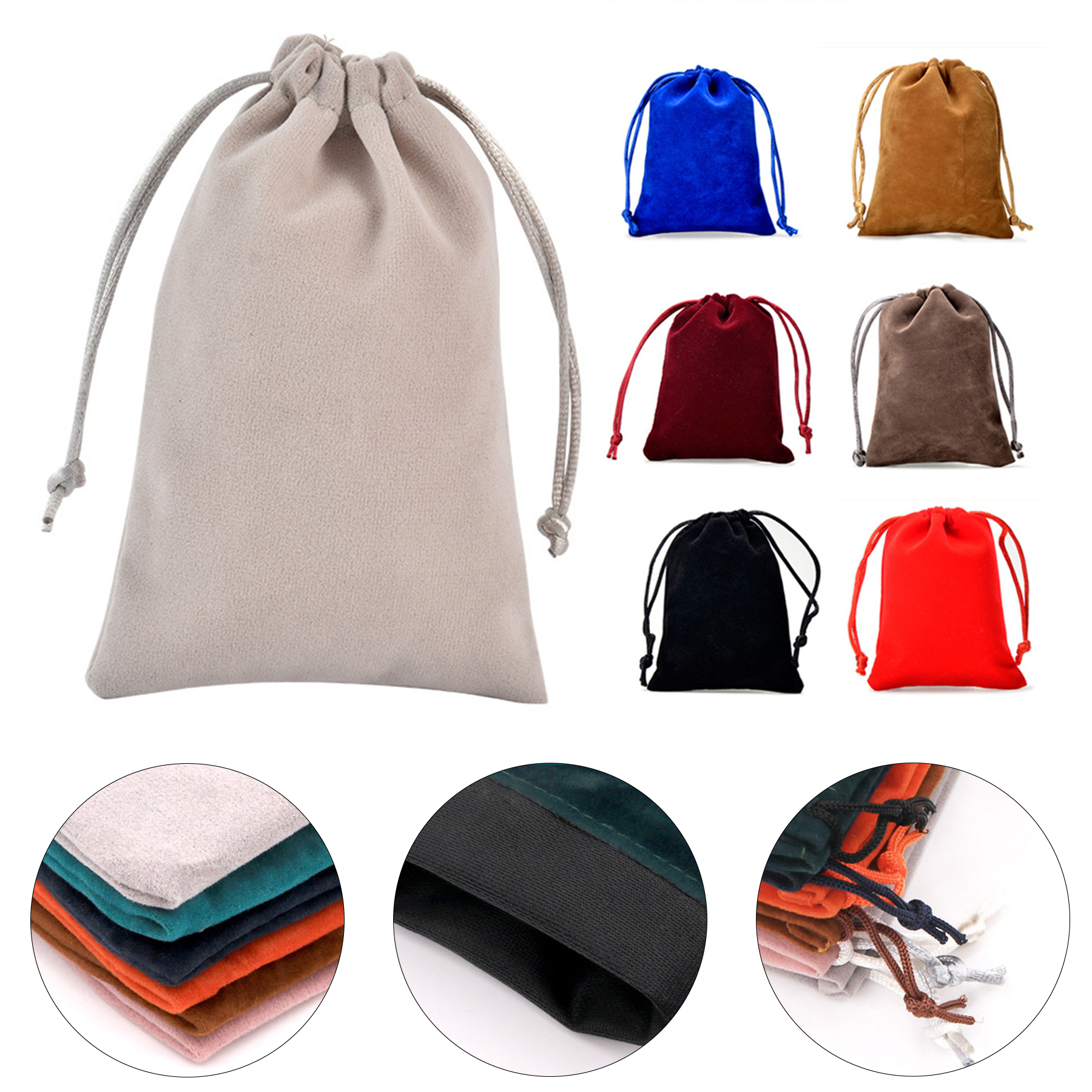 Velvet Drawstring Bag 1