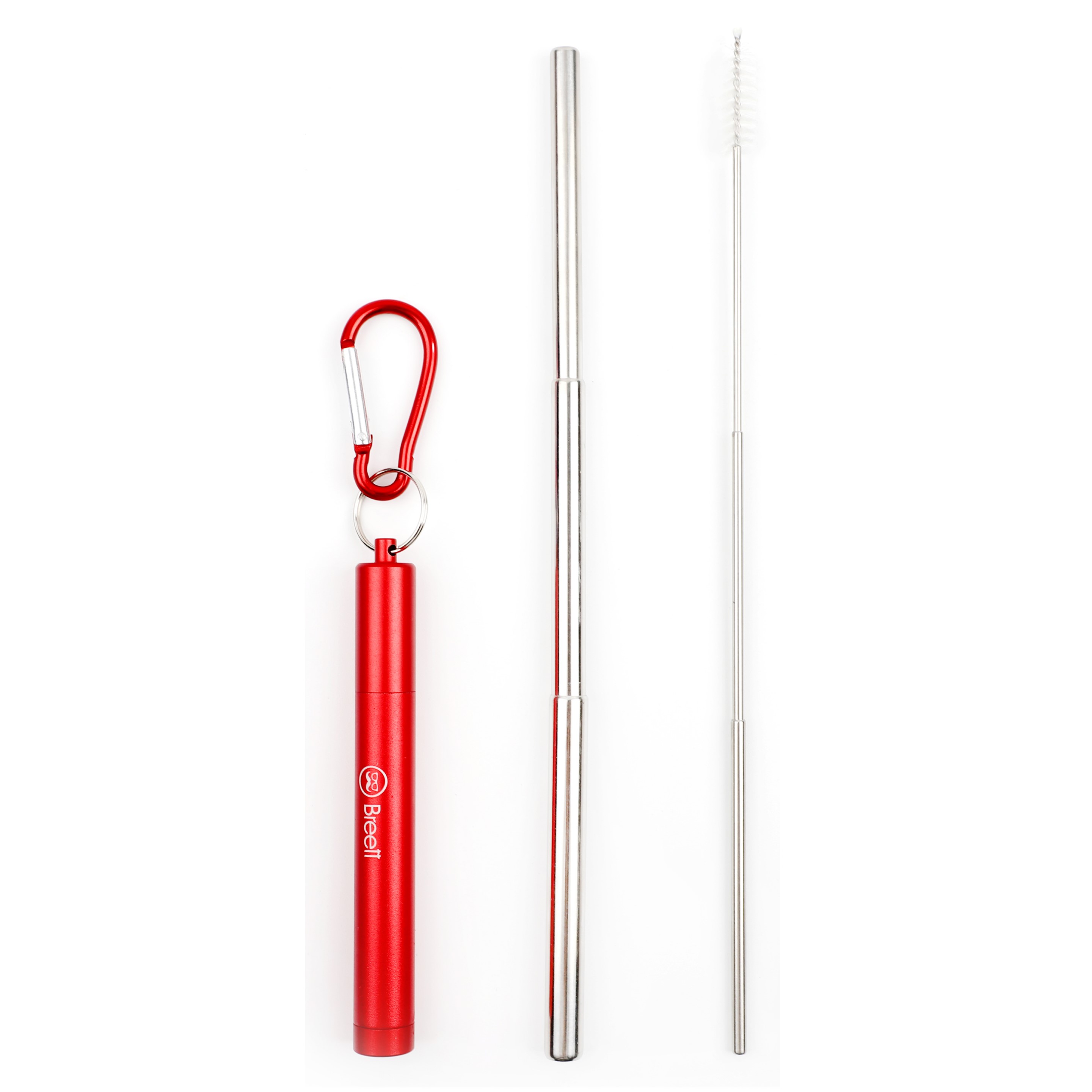 Reusable Stainless Steel Straw with Case 16