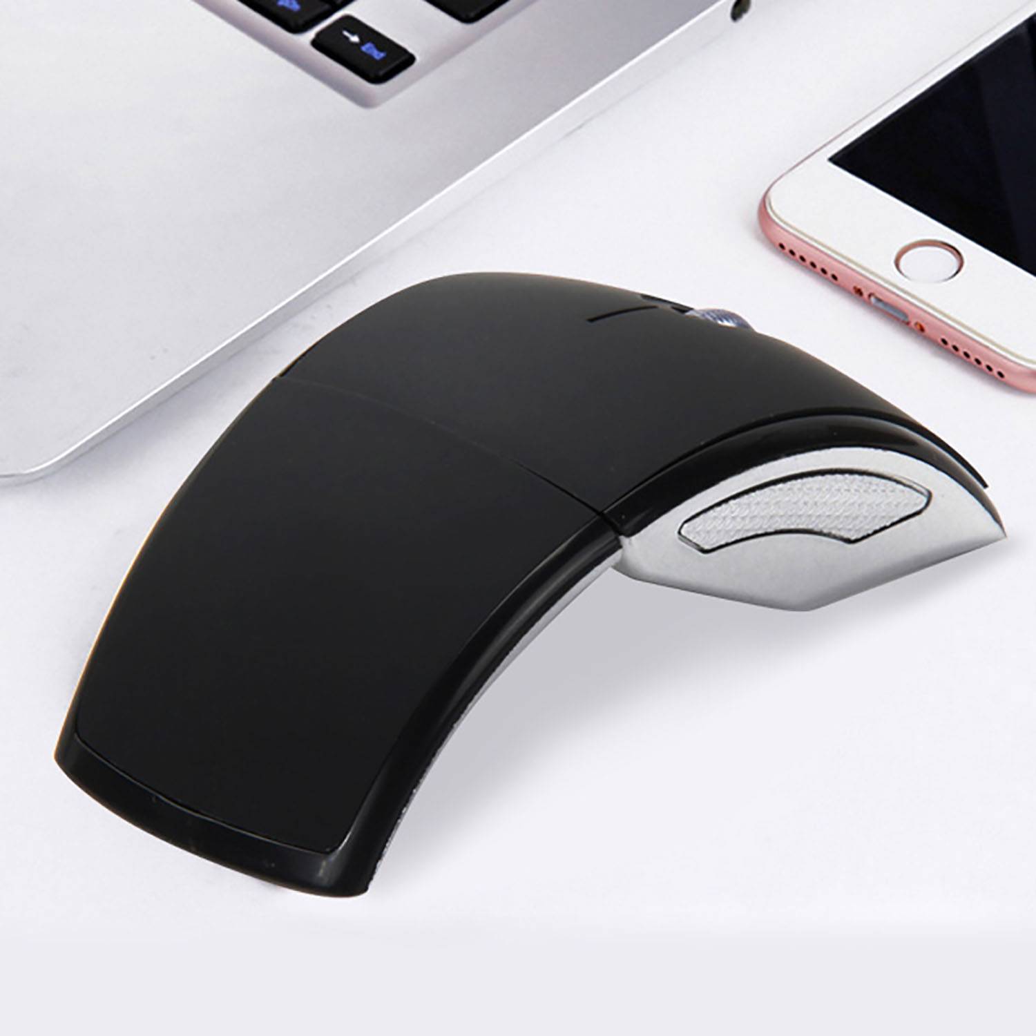 Wireless Folding Mouse USB 2.0 Receiver for PC Computer 3