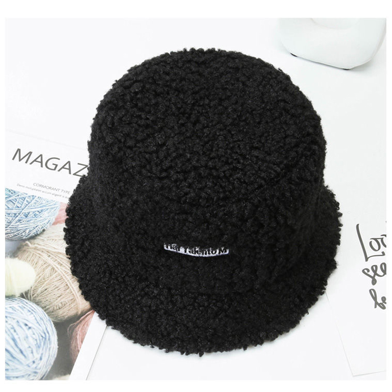 Faux Lamb Wool Fishermans Hat Trend Bucket Hats 18