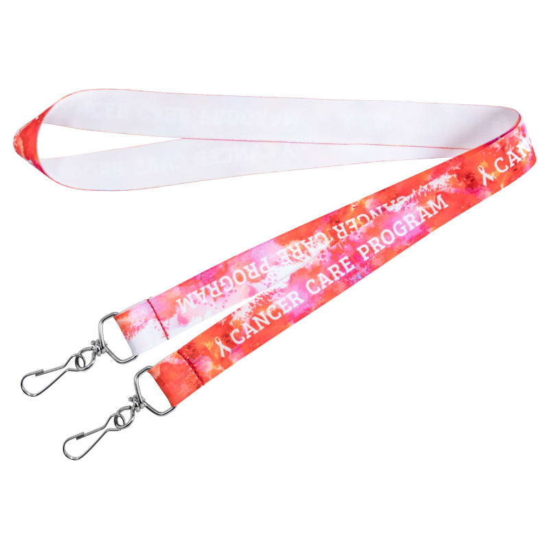 Open Ended Double Clip Full Color Lanyards 2