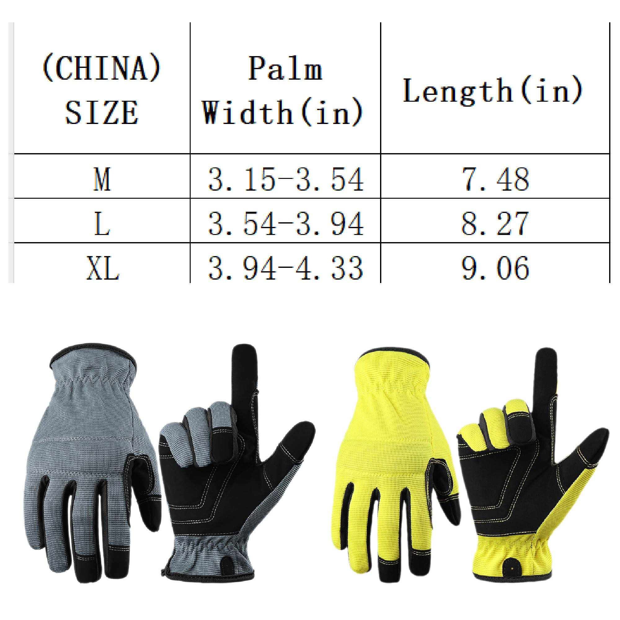 Anti-slip touch screen gloves 2