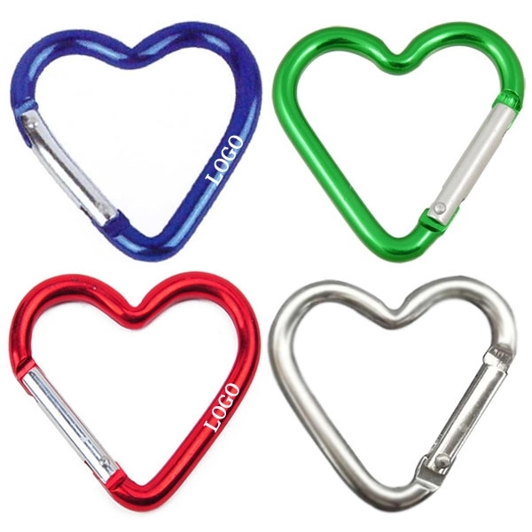 Heart Shape Aluminum Carabiner 4