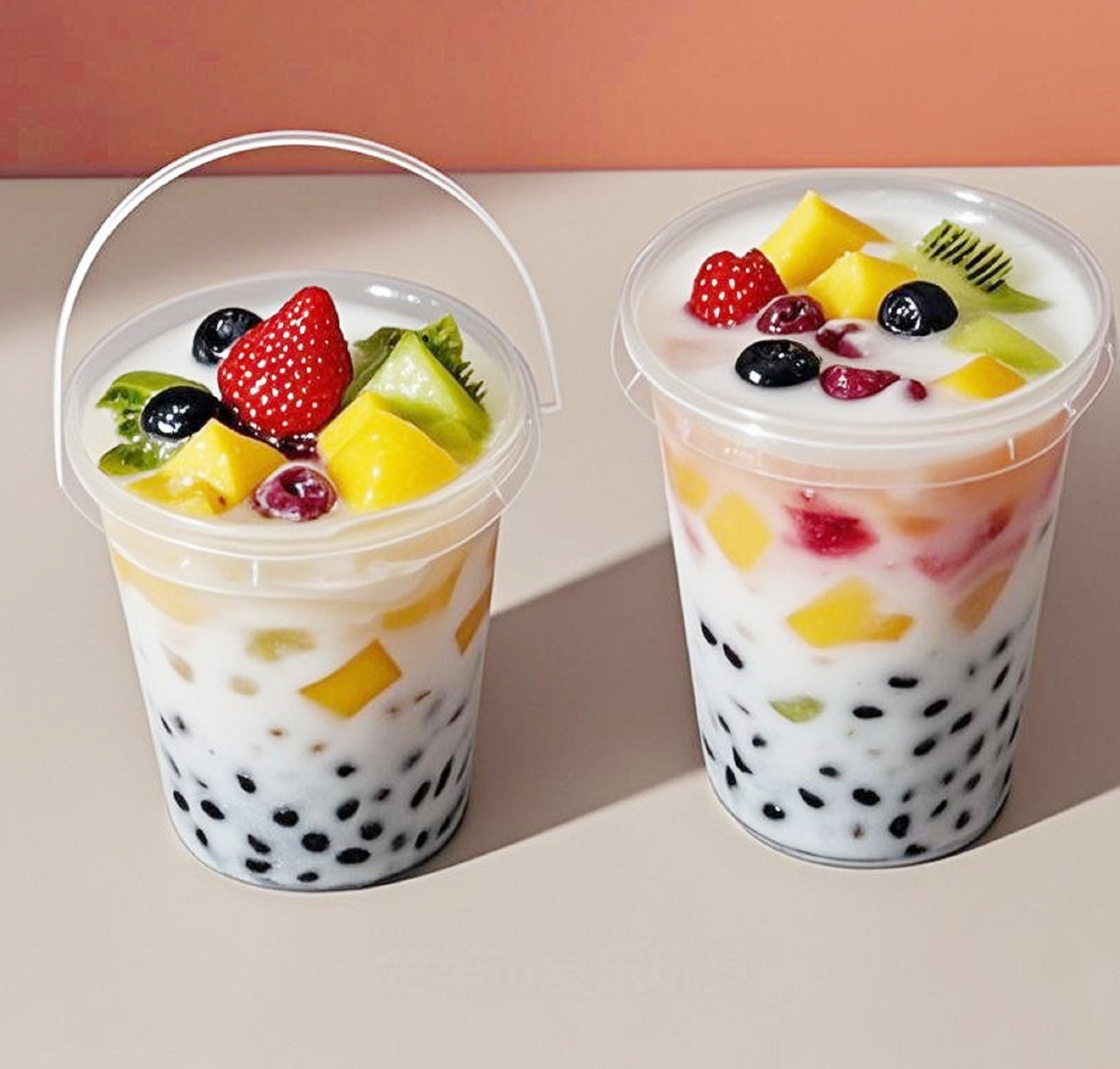 plastic cup with lid and straw 8