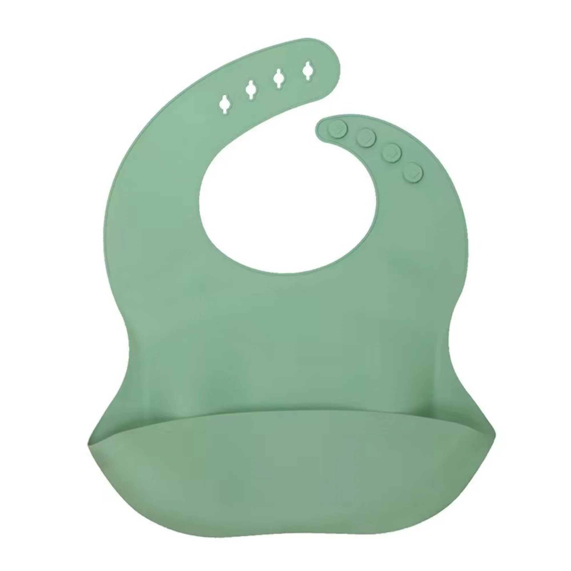 Pocket Silicone Baby Bib 7
