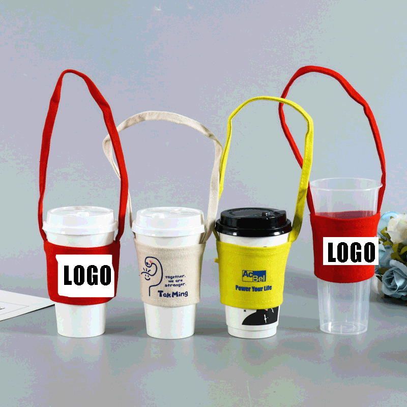 Portable Beverage Cup Foldable Holder Carrier, custom koozie with logo imprint 2