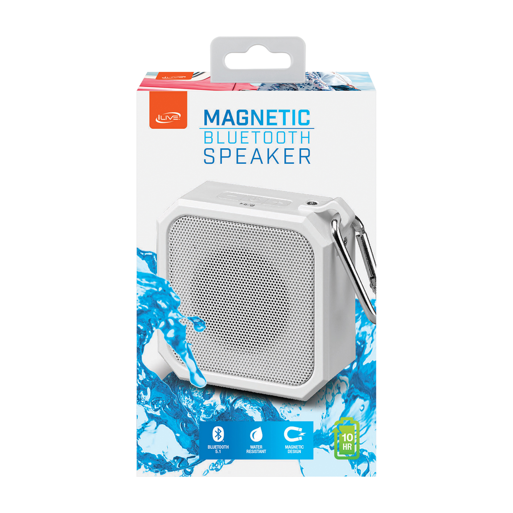 iLive™ Water Resistant Magnetic Speaker 39