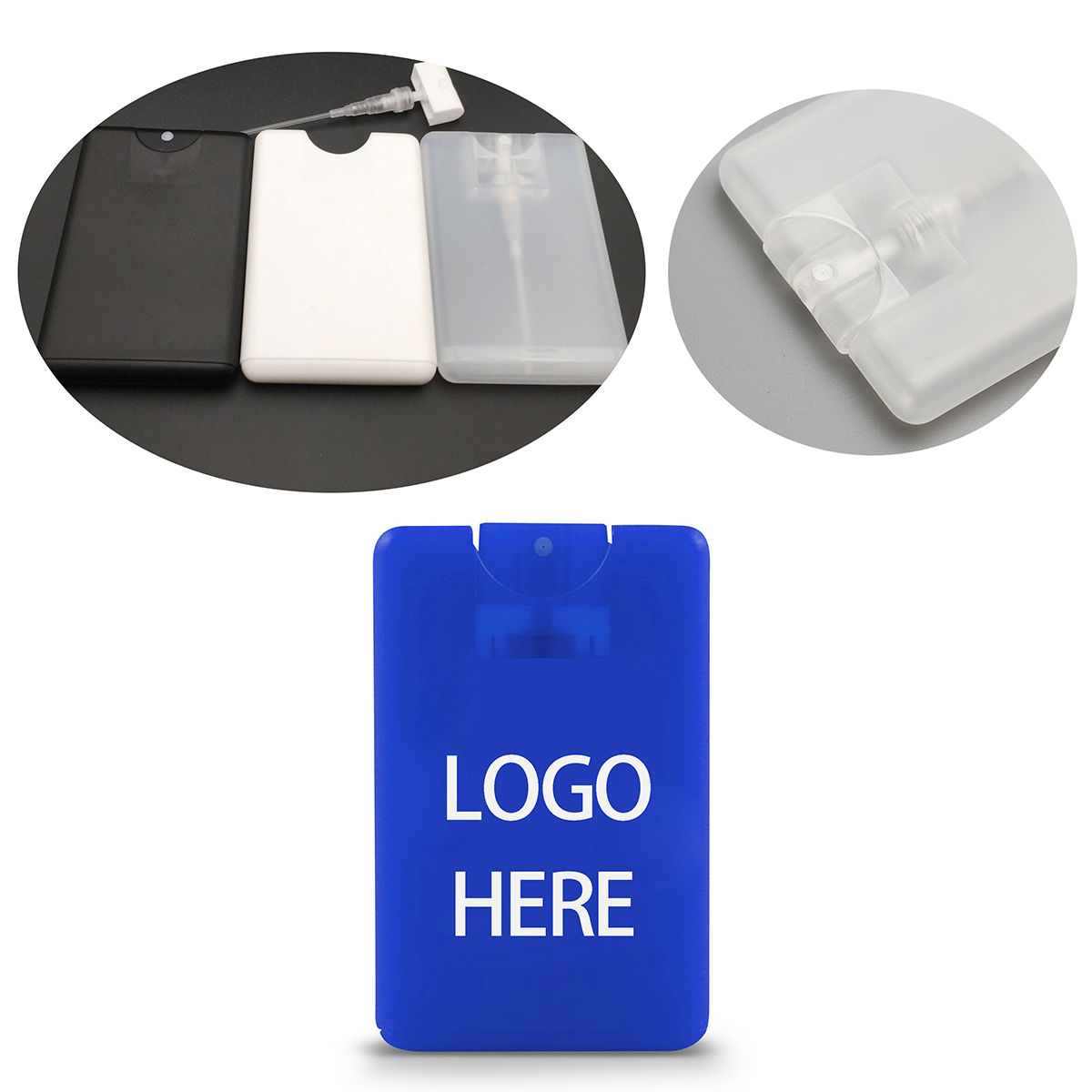 0.67oz Credit Card Style Hand Sanitizer Spray 1