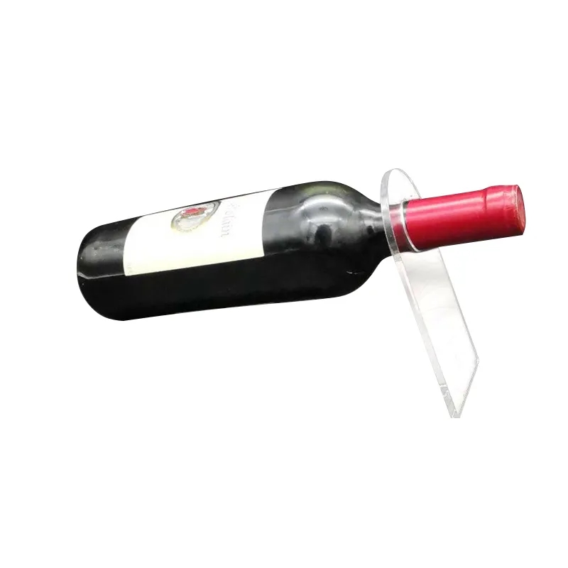 Acrylic Clear Wine Bottle Holder Rack Stand 4