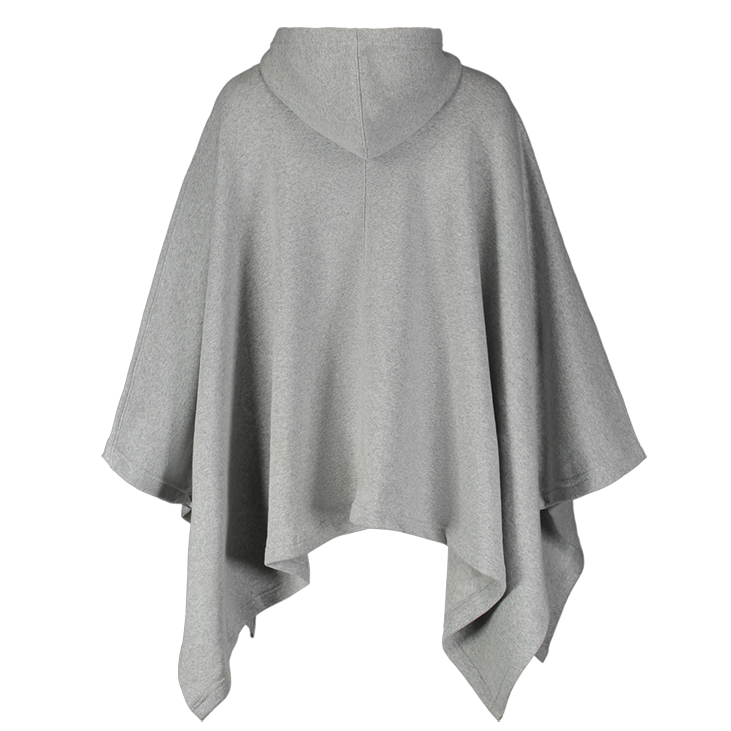 Amanda One-Size Cotton-Poly Fleece Poncho With Hood 6