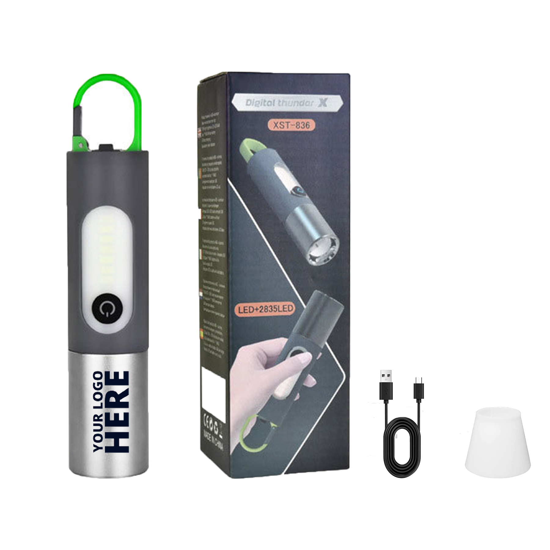 Rechargeable Zoomable Small LED Flashlight 1