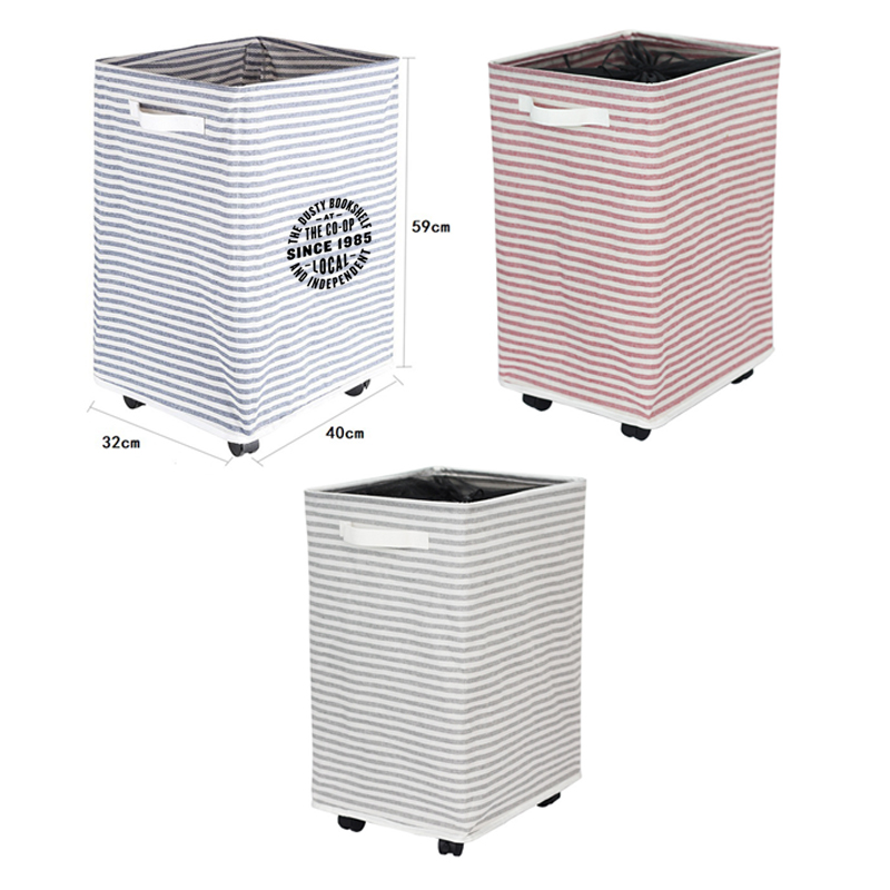 Laundry Basket w/ Wheels 3