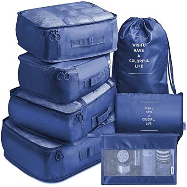 7 Pcs Travel Luggage Organizers Bag Set 5