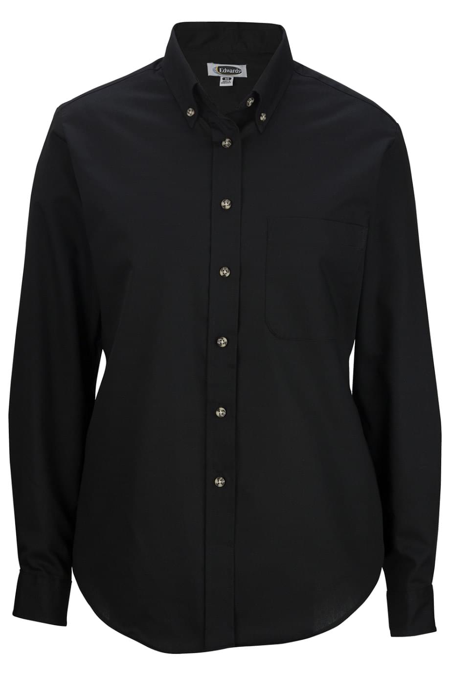 Easy Care Poplin Long-Sleeve Ladies Shirt 8