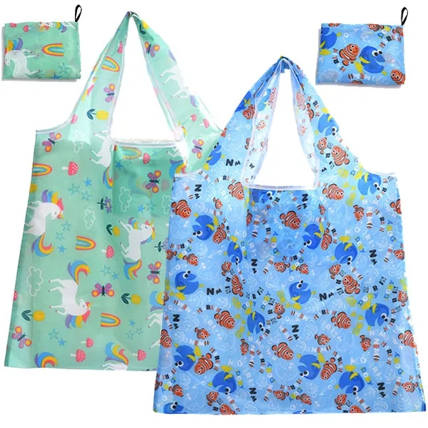 Full Color Wrapables Large Foldable Tote Bag 13