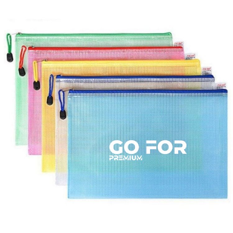 A4 Waterproof Zipper File Pouch Bag 2