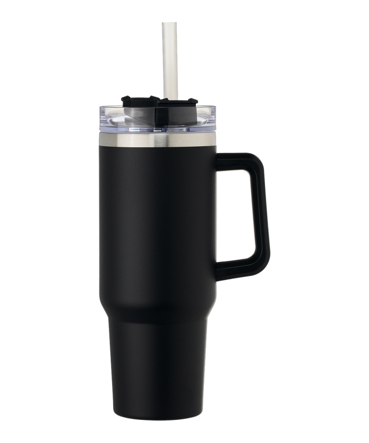 Union Printed - 40oz SS Double Wall Vacuum Mug & Straw Lid with Twist Closure 8