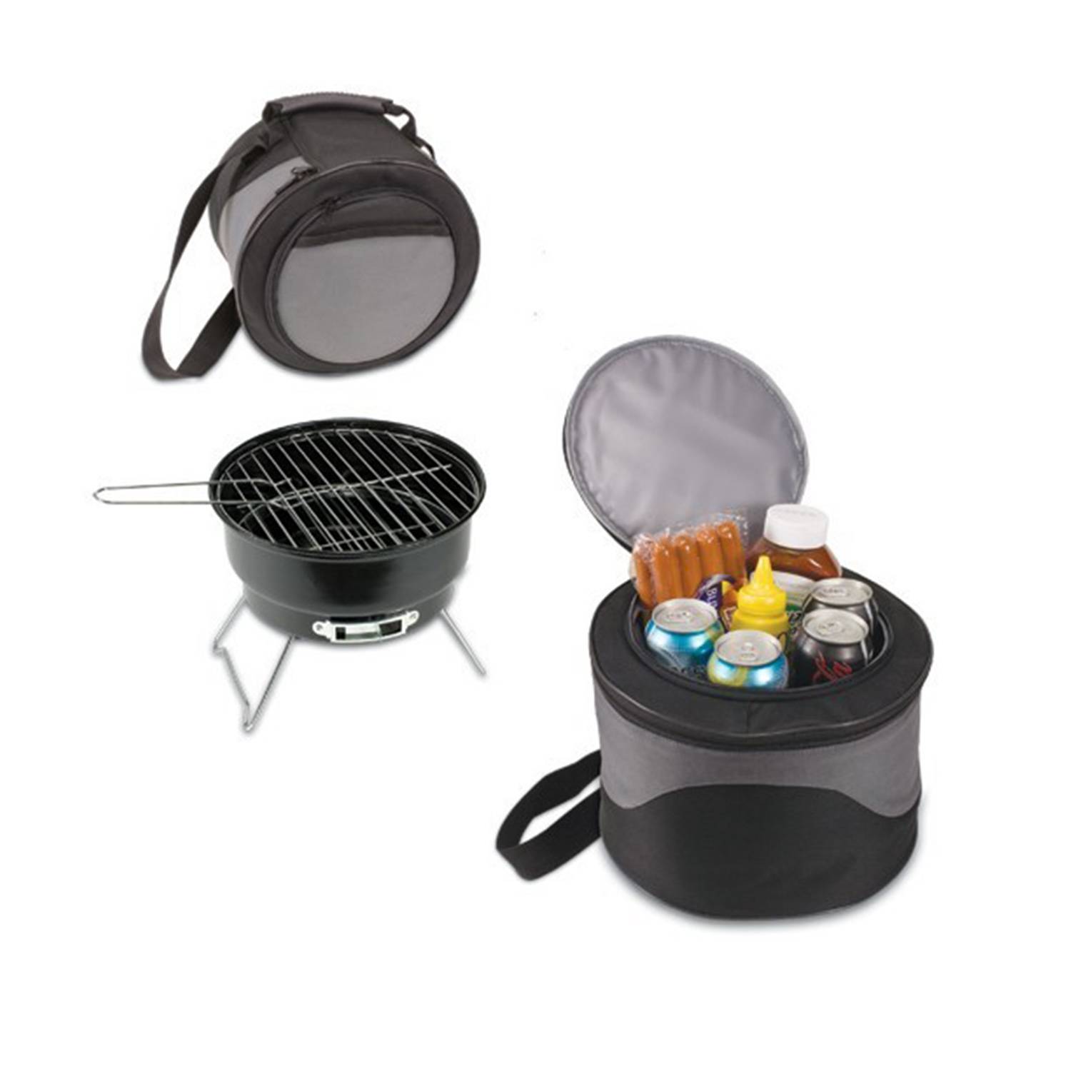 Mini Portable Foldable Outdoor BBQ Ice Pack Complete Set 3