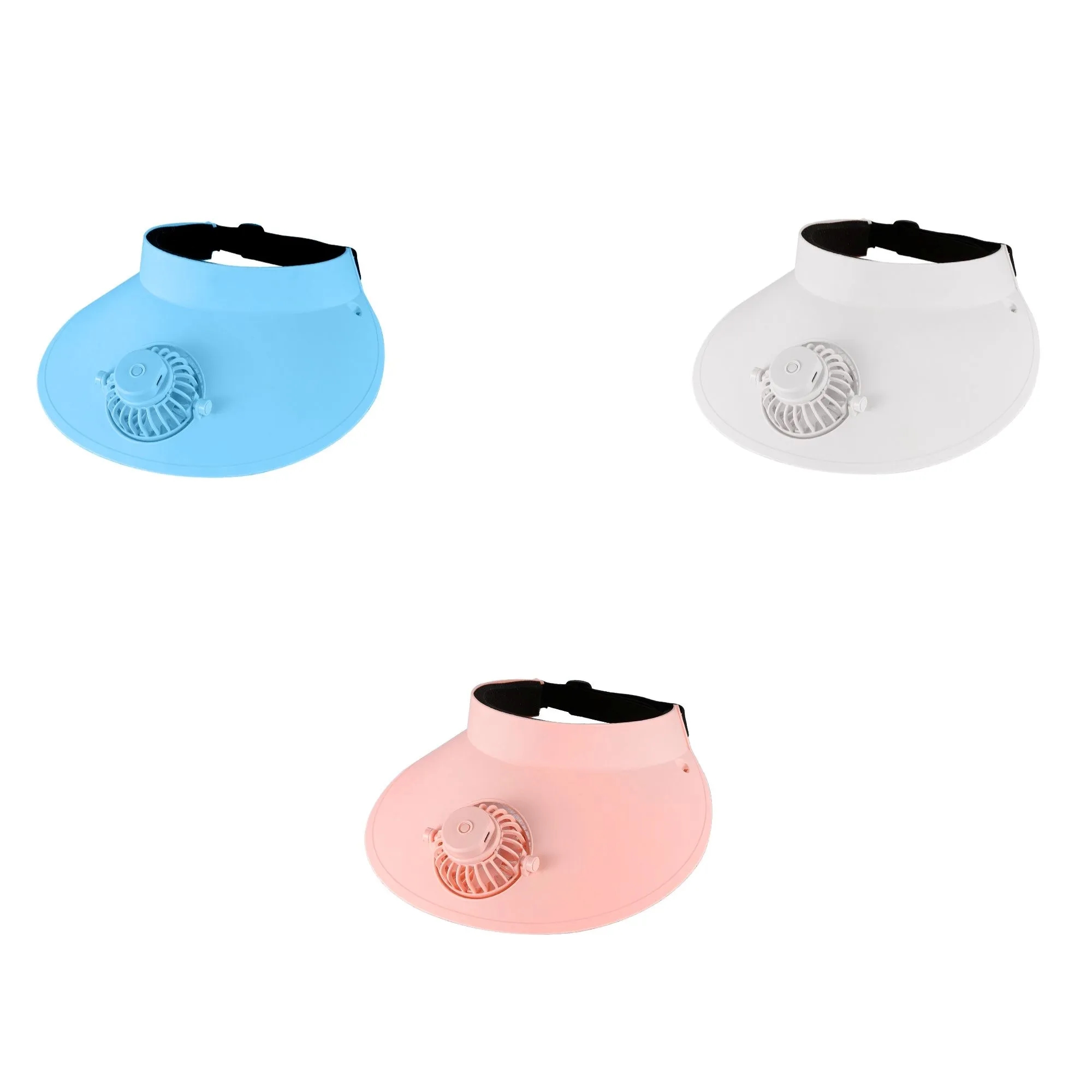 Summer Sun Protection Hat With Fan And Brim 3
