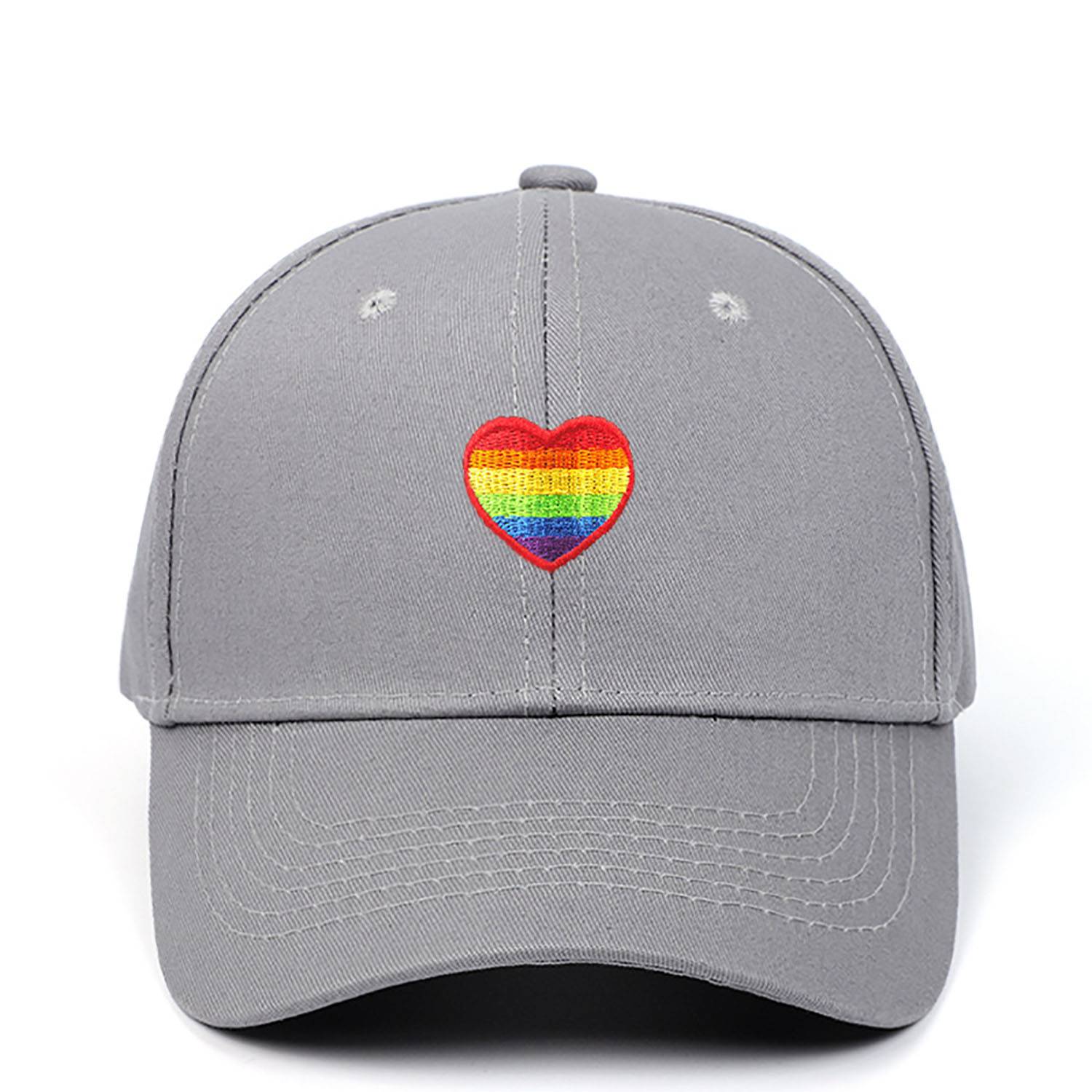 Rainbow Love Embroidered Baseball Cap 10