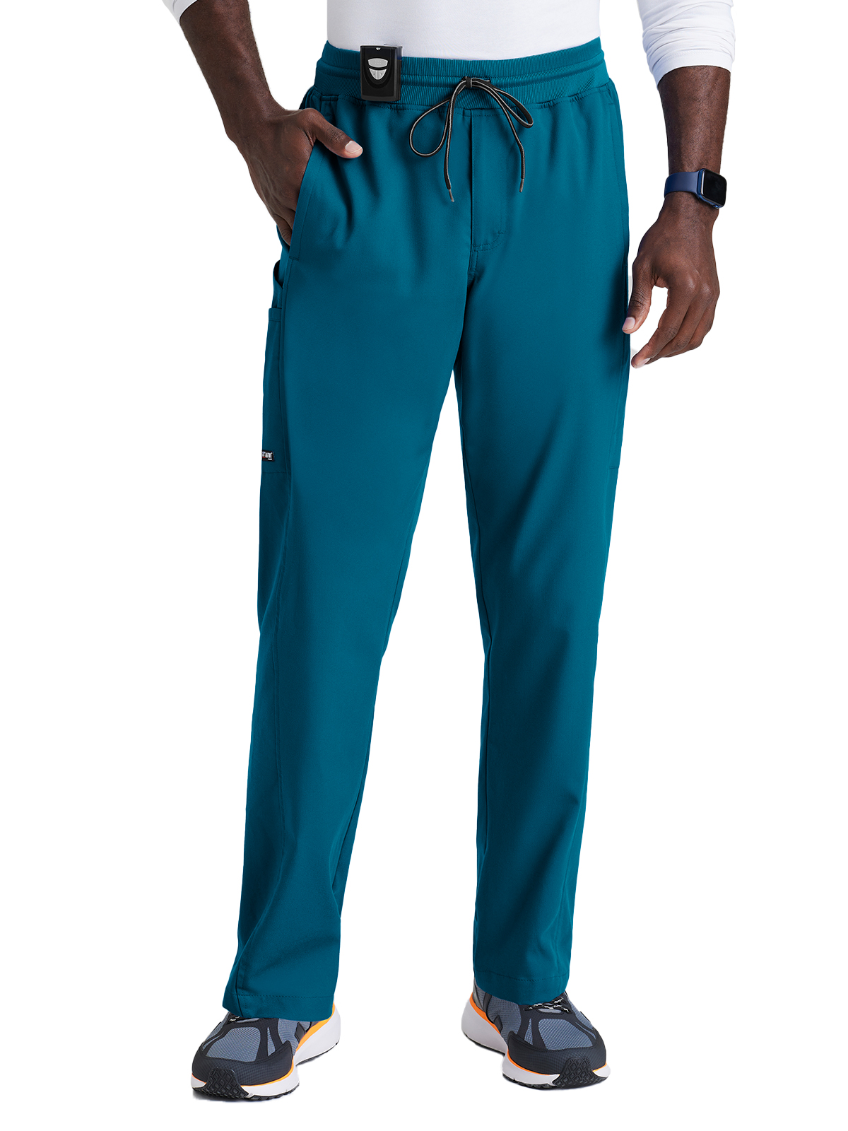 Grey's Anatomy Spandex Stretch - Men's Six-Pocket Straight leg Hudson Scrub Pant 24