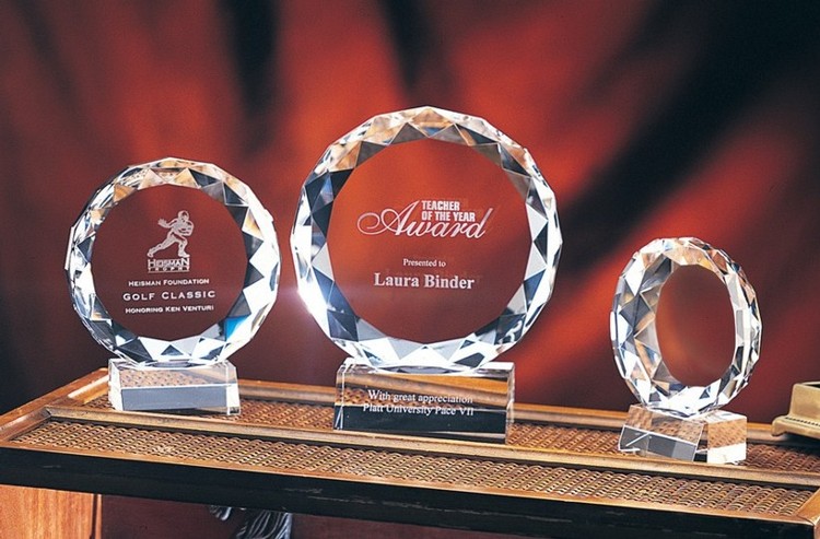 Contemporary Vistas Crystal Sunrise Award 1
