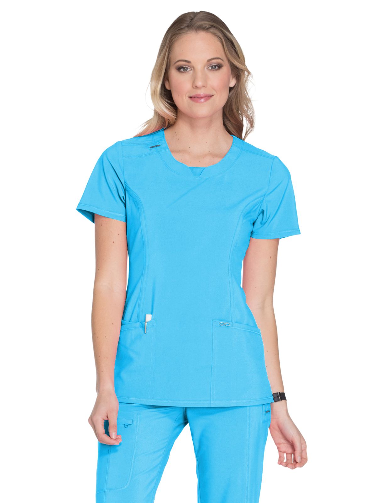 Infinity - Women's 3-Pocket Round Neck Top 37