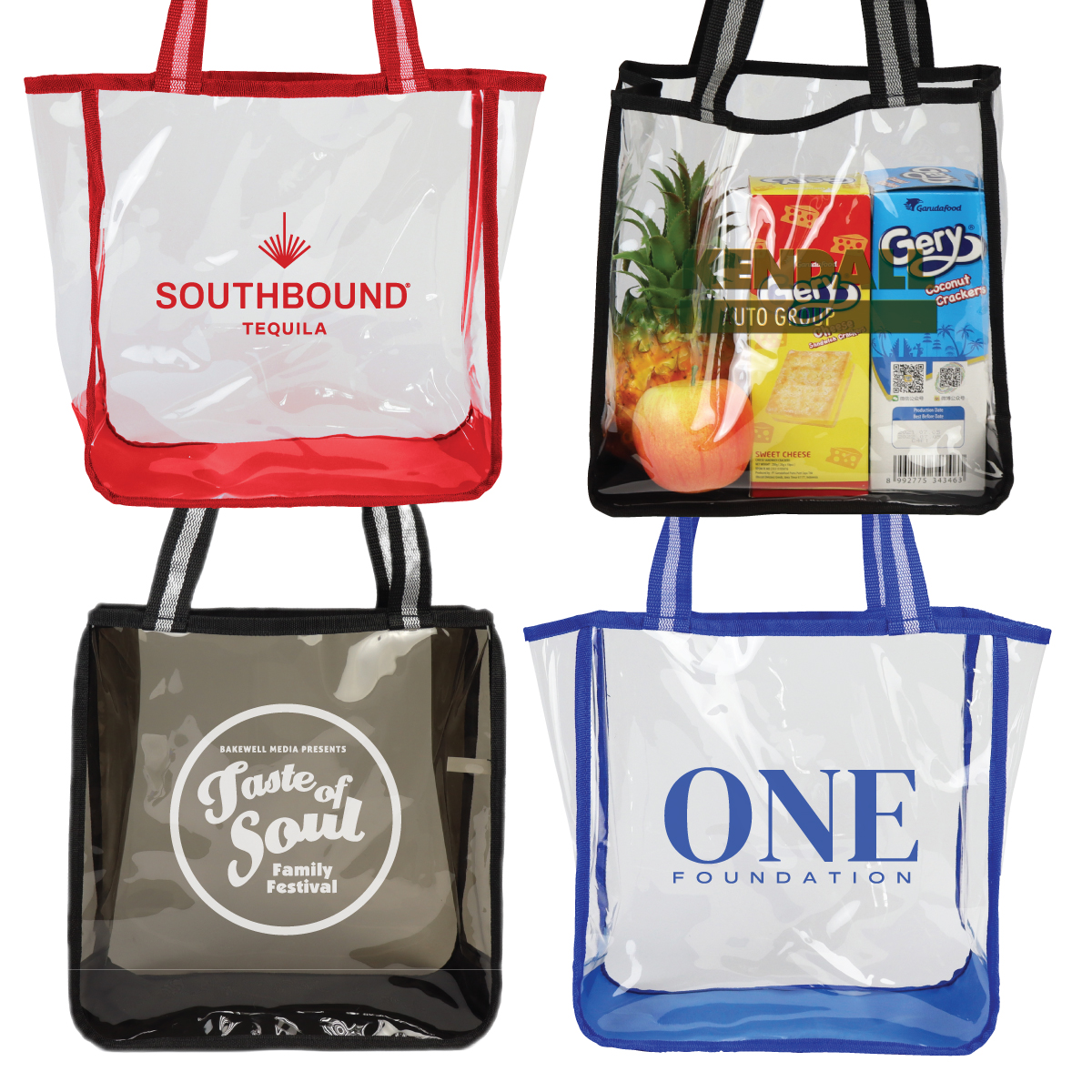 Soft TPU Clear Stadium Tote Bag 2