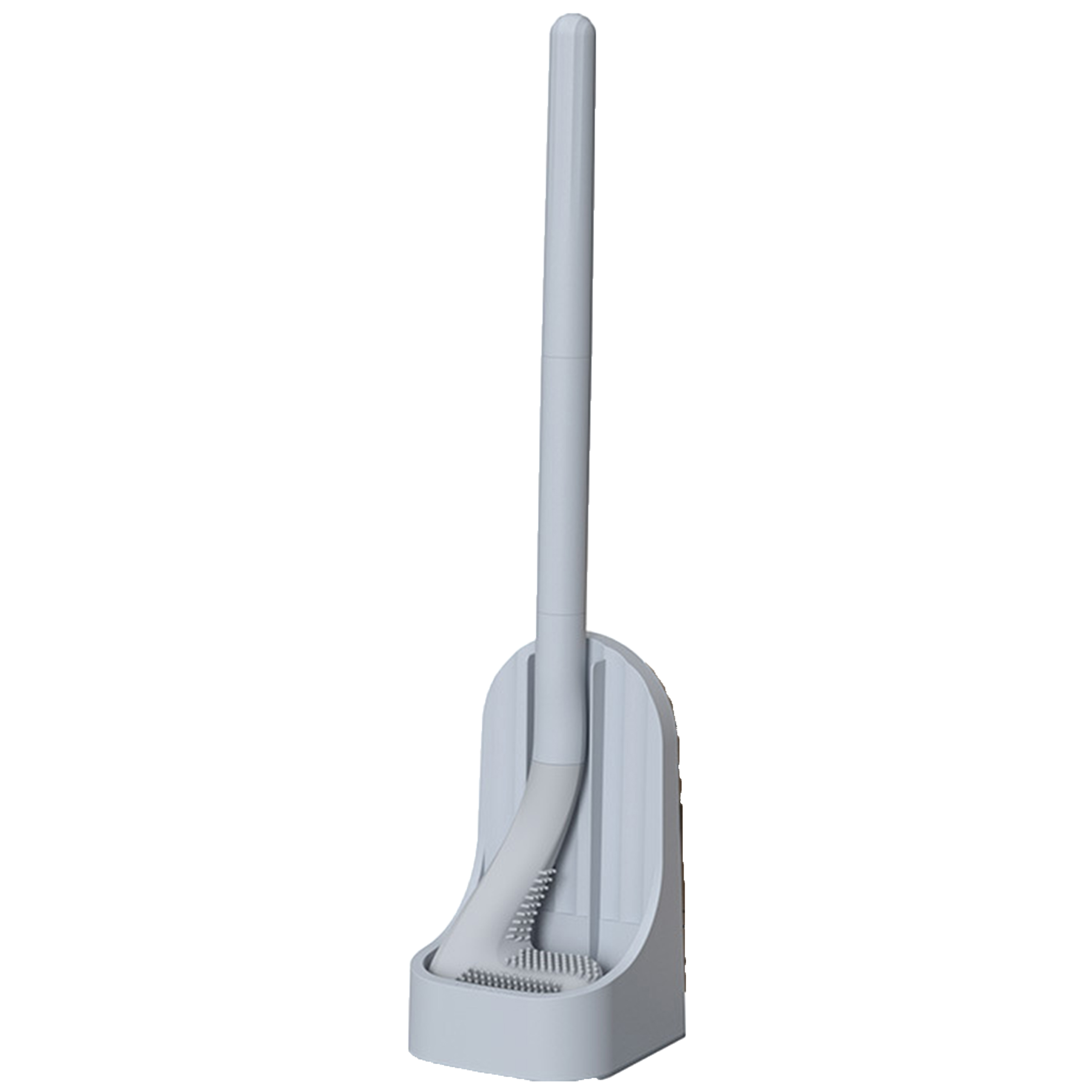 Plastic Long Handle Toilet Cleaning Brush With Base 5