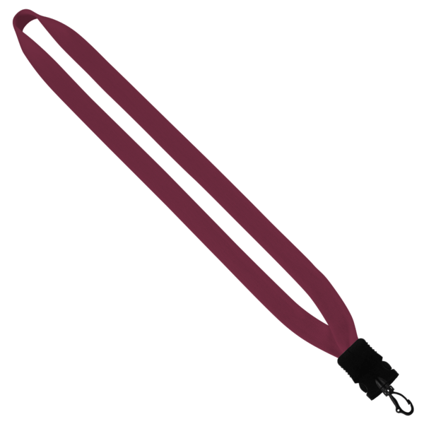3/4" Cotton Lanyard with Plastic Snap-Buckle Release & Swivel Hook 30