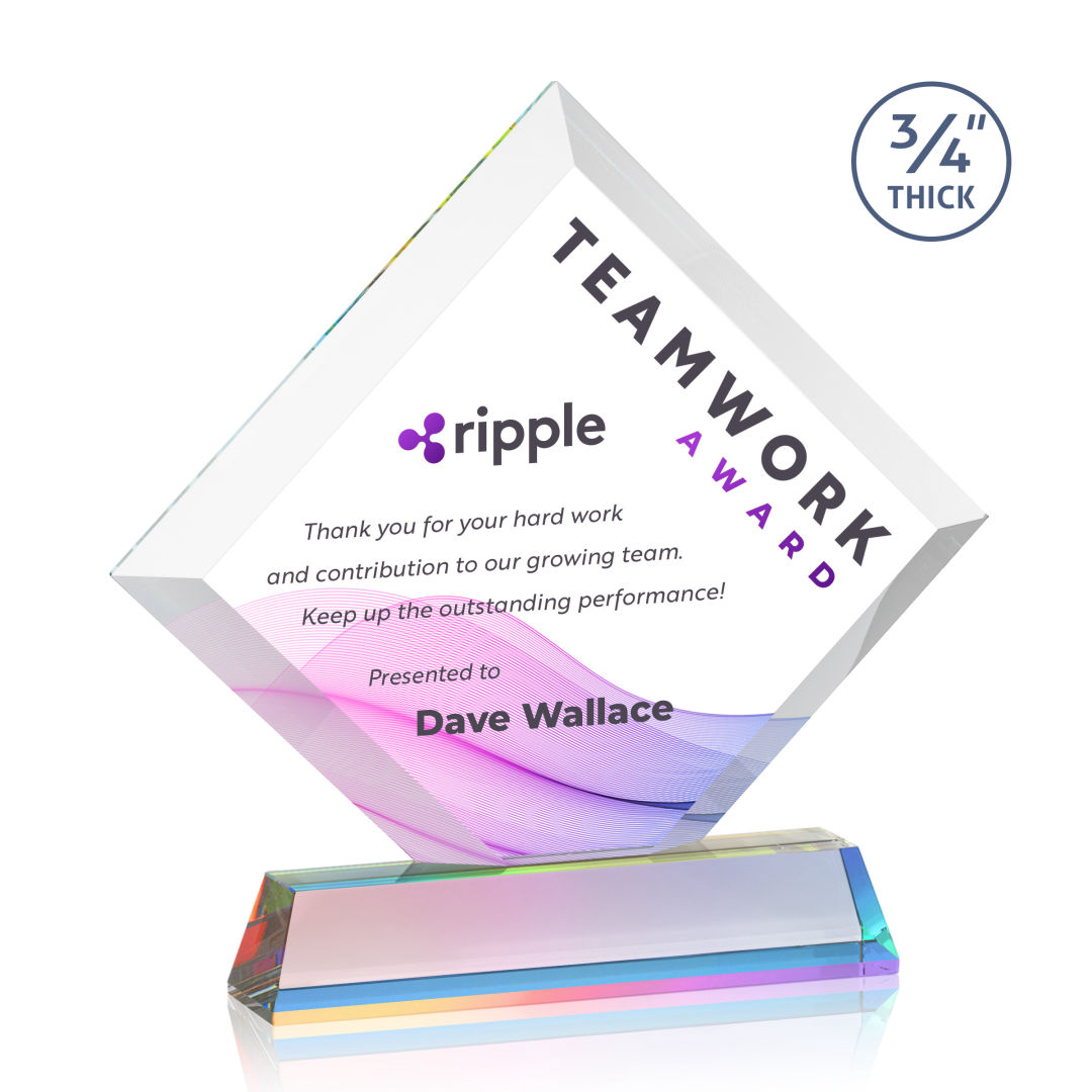 Belaire VividPrint™ Award on Newhaven Base - Prismatic 13