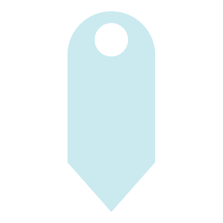 Hang Tag Card Stock 24 pt White (Stock Shape #) Digital Print 14
