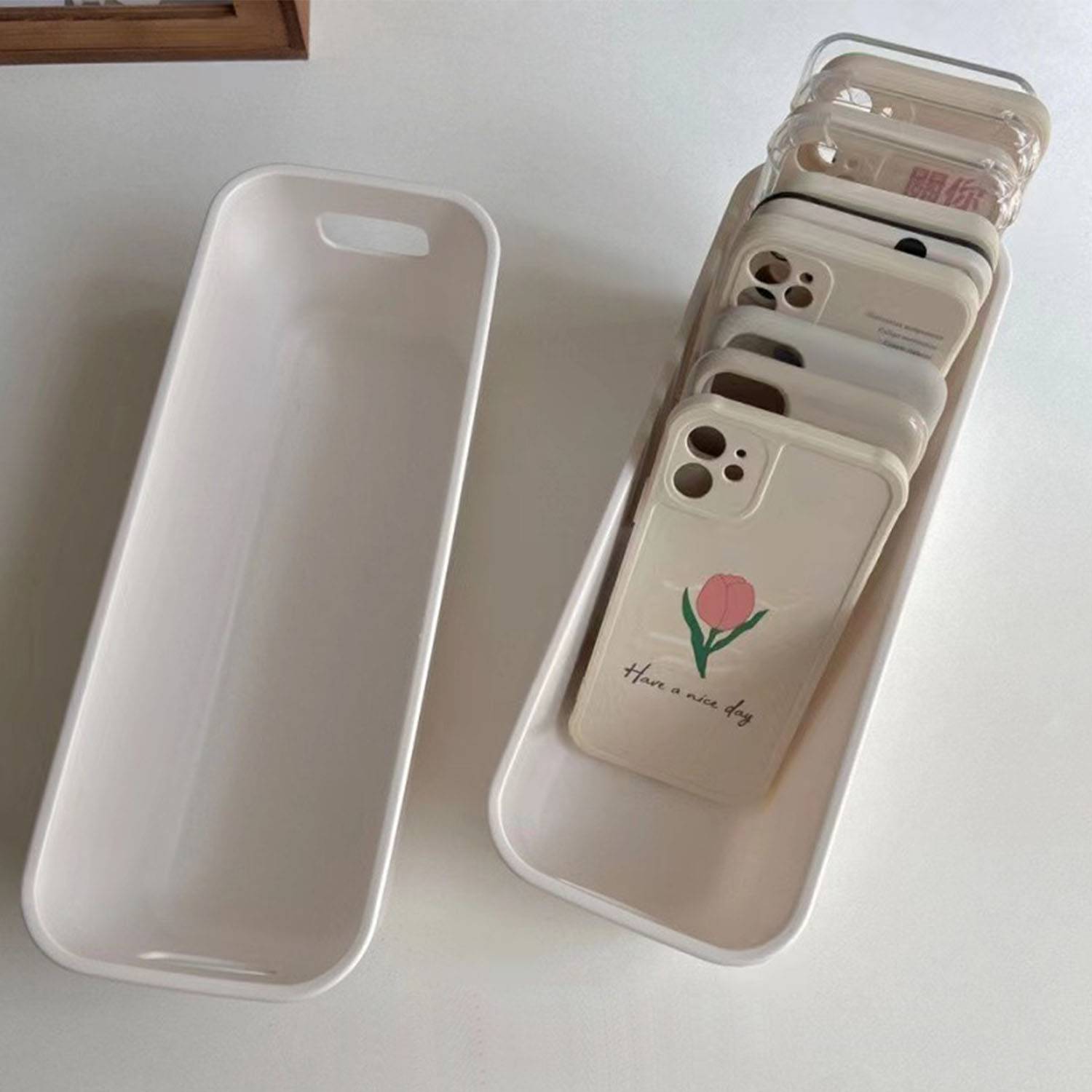 White Plastic Storage Box 4