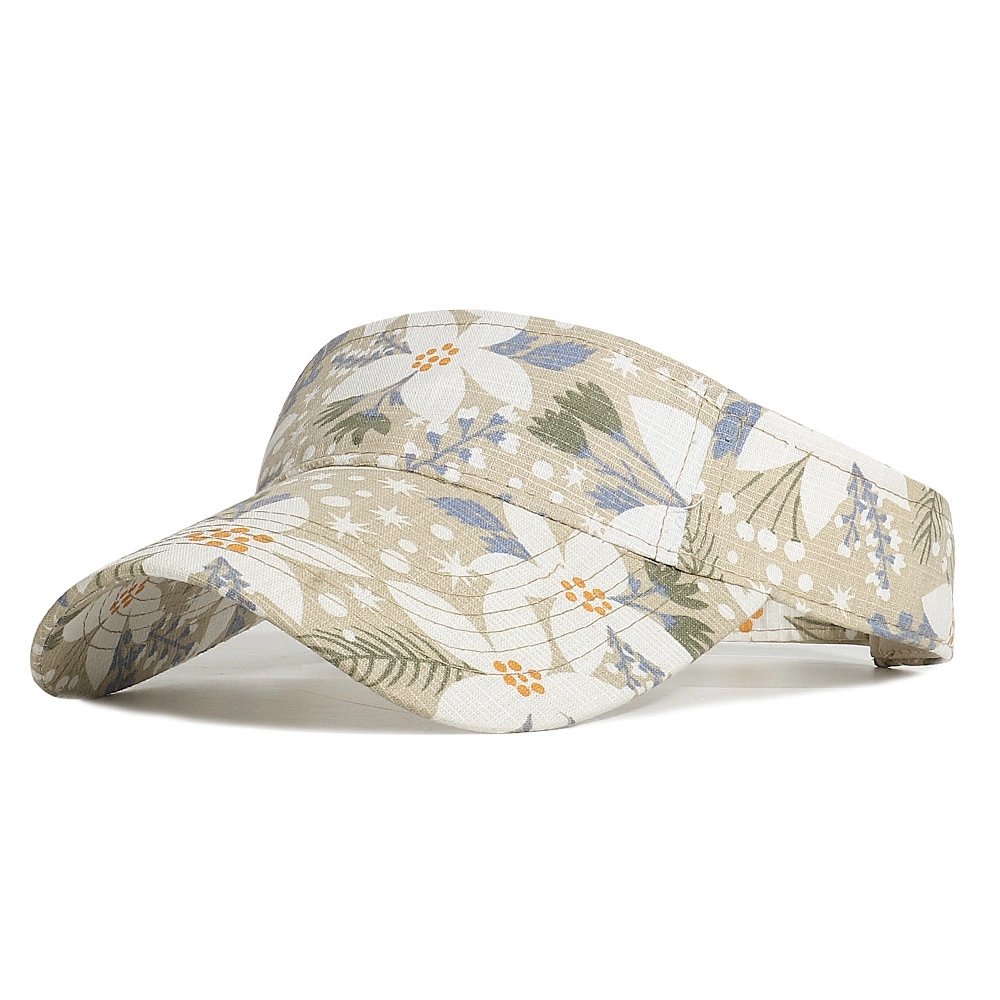 Floral Print Visor Hats 6
