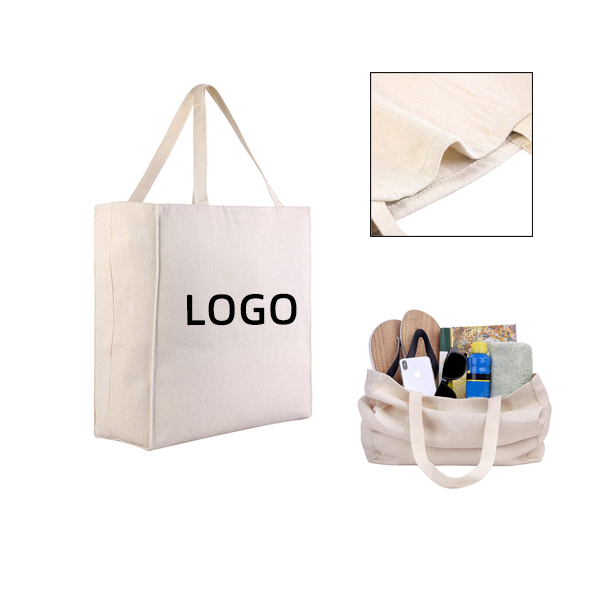 Heavyweight Canvas Tote Bag, custom tote bag with logo imprint 1