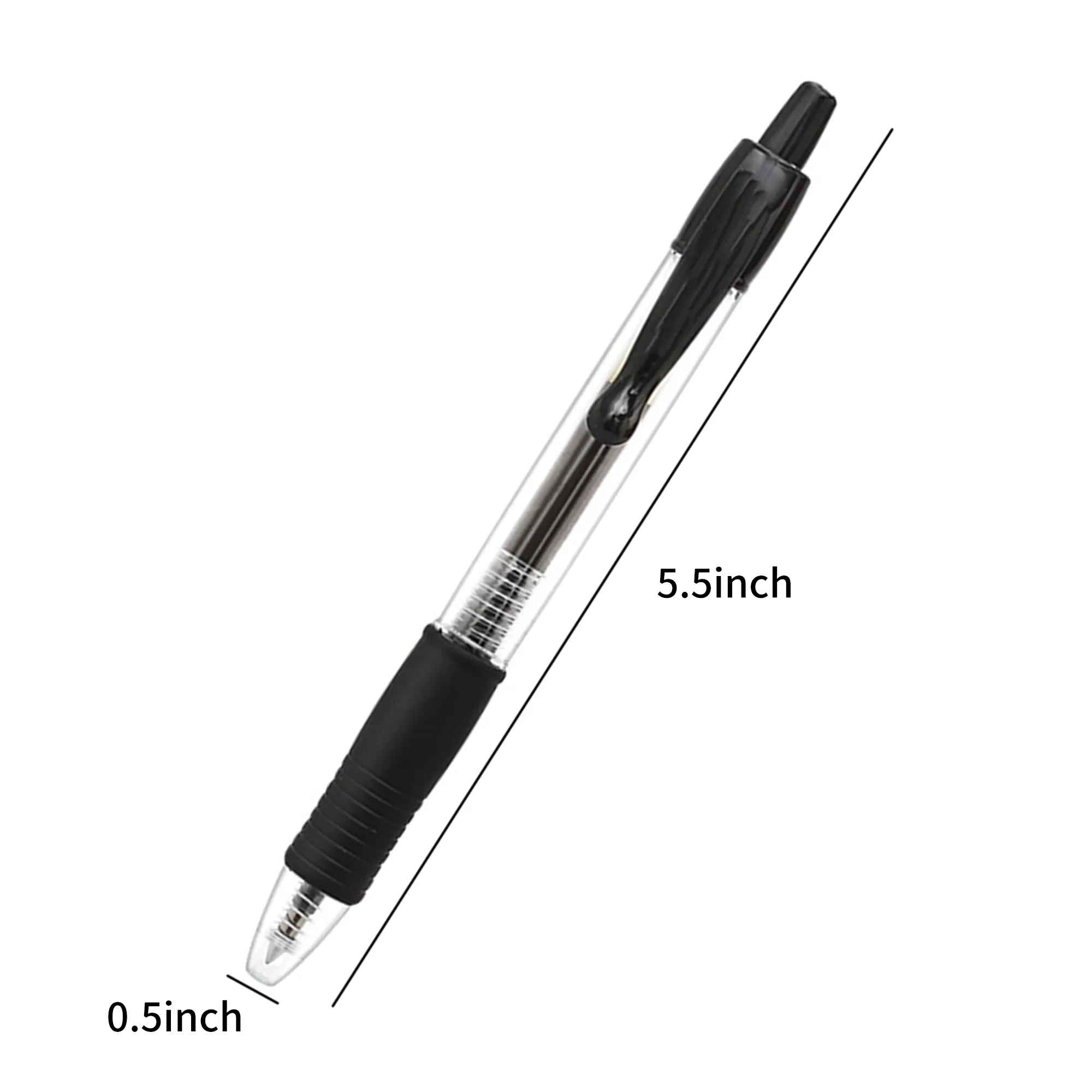 Reusable Retractable Ballpoint Pen 5.5 Inch Daily Writing Tool 2