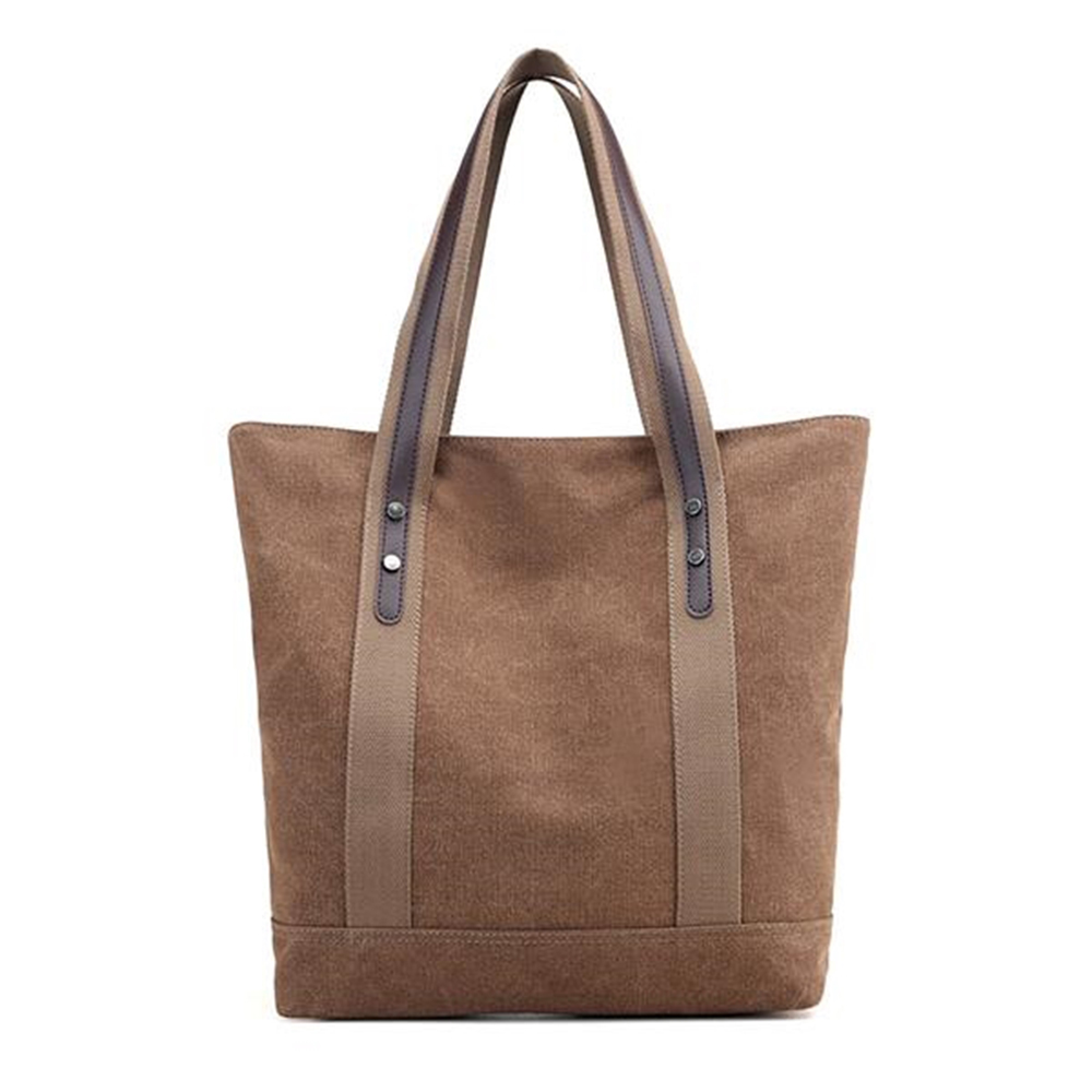 Vintage Women Handle Tote Bag Canvas 5