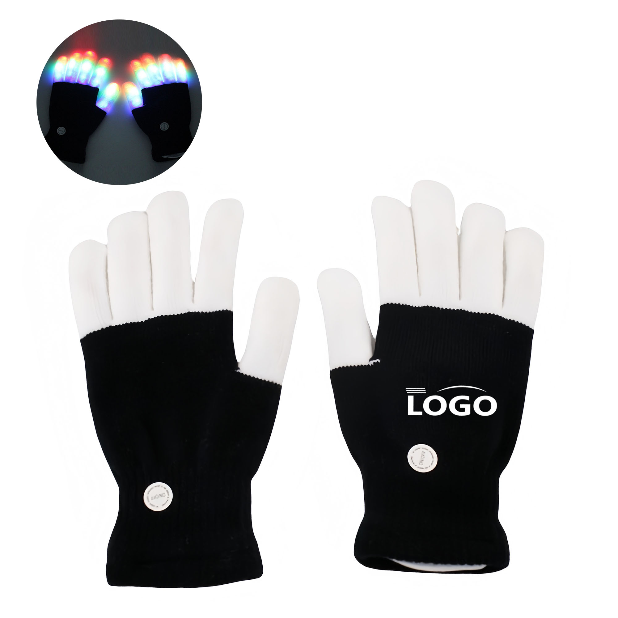 Light-Up LED Gloves for Party Events 4