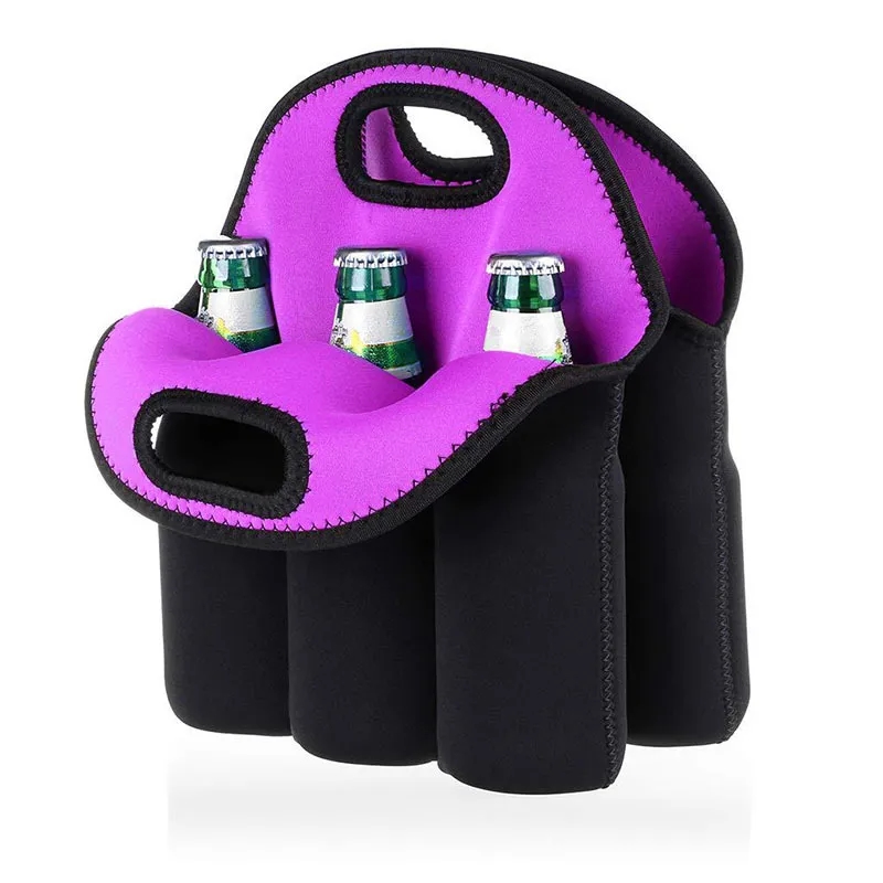 6 Pack Bottle Can Carrier Tote 2